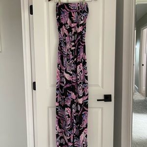 Lilly Pulitzer strapless jumpsuit